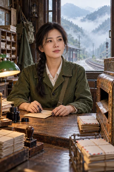 黄果魔改短剧《替山河写信的人》寄出最后的地名，镇才会读信归来。